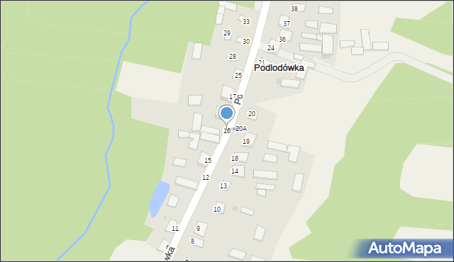 Podlodówka, Podlodówka, 16, mapa Podlodówka