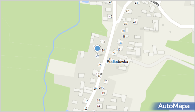 Podlodówka, Podlodówka, 27, mapa Podlodówka
