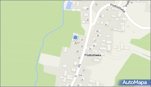 Podlodówka, Podlodówka, 29, mapa Podlodówka