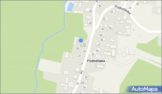 Podlodówka, Podlodówka, 31, mapa Podlodówka