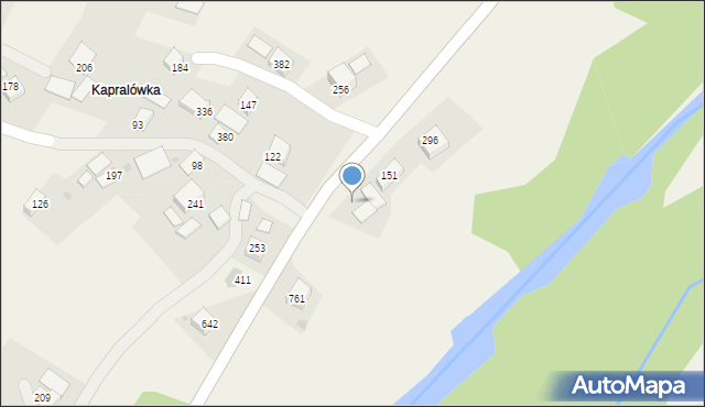 Podłopień, Podłopień, 151a, mapa Podłopień