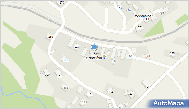 Podłopień, Podłopień, 158, mapa Podłopień