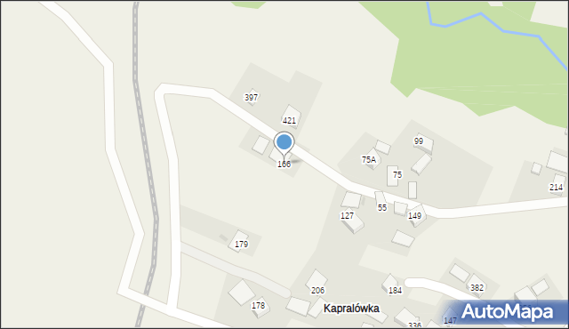 Podłopień, Podłopień, 166, mapa Podłopień