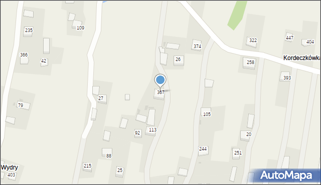 Podłopień, Podłopień, 367, mapa Podłopień