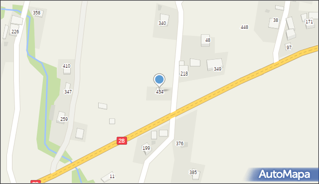 Podłopień, Podłopień, 434, mapa Podłopień