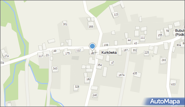 Podłopień, Podłopień, 46, mapa Podłopień