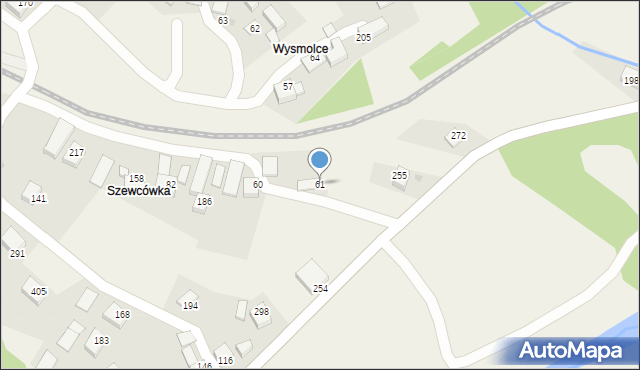 Podłopień, Podłopień, 61, mapa Podłopień