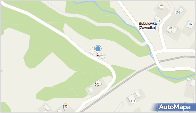 Podłopień, Podłopień, 70, mapa Podłopień