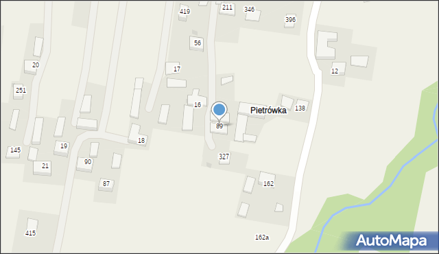 Podłopień, Podłopień, 89, mapa Podłopień