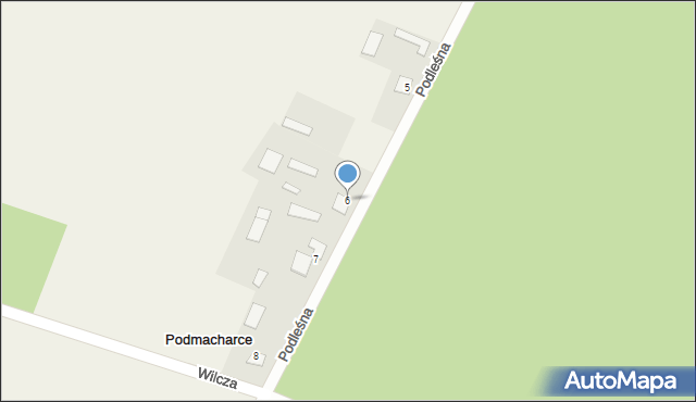 Podmacharce, Podmacharce, 6, mapa Podmacharce