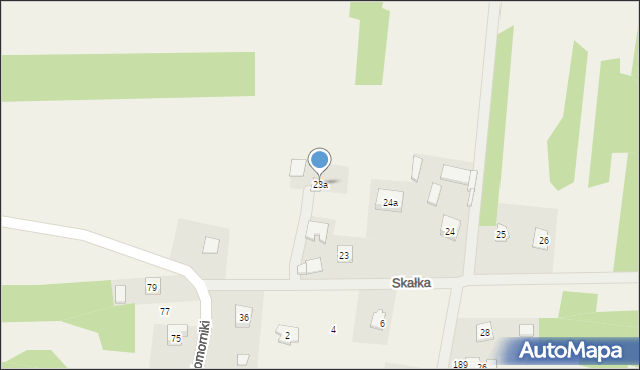 Podmąchocice, Podmąchocice, 23a, mapa Podmąchocice