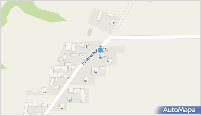 Podmąchocice, Podmąchocice, 6a, mapa Podmąchocice