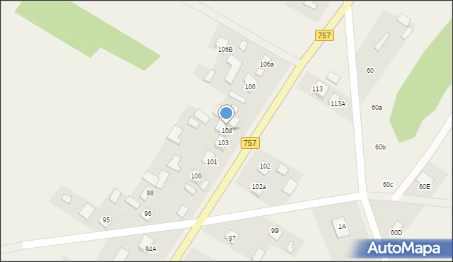 Podmaleniec, Podmaleniec, 104, mapa Podmaleniec