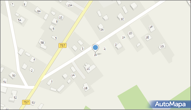 Podmaleniec, Podmaleniec, 1k, mapa Podmaleniec