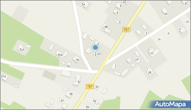 Podmaleniec, Podmaleniec, 2, mapa Podmaleniec