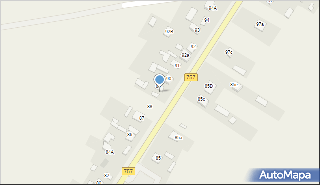 Podmaleniec, Podmaleniec, 89, mapa Podmaleniec