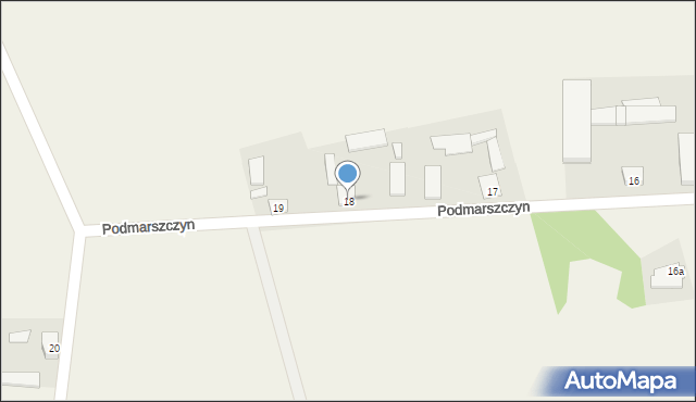 Podmarszczyn, Podmarszczyn, 18, mapa Podmarszczyn