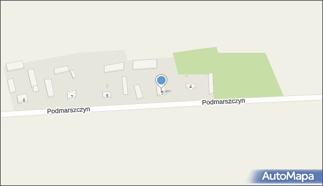 Podmarszczyn, Podmarszczyn, 5, mapa Podmarszczyn