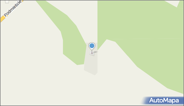 Podmieście, Podmieście, 11, mapa Podmieście