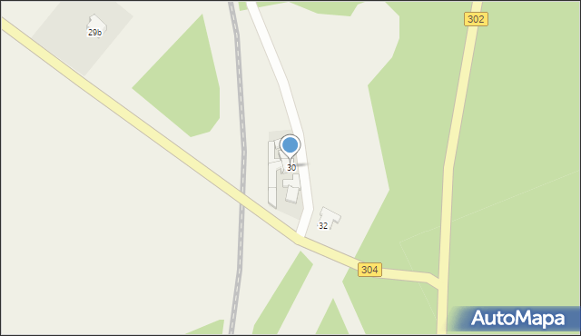 Podmokle Wielkie, Podmokle Wielkie, 30, mapa Podmokle Wielkie