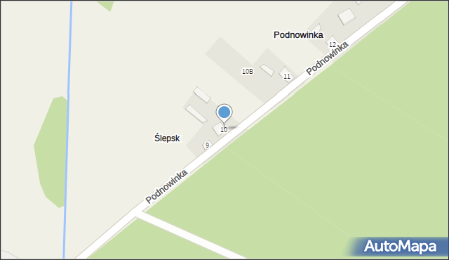 Podnowinka, Podnowinka, 10, mapa Podnowinka