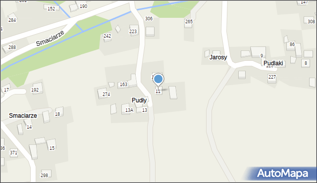 Podobin, Podobin, 11, mapa Podobin