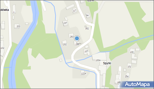 Podobin, Podobin, 155, mapa Podobin