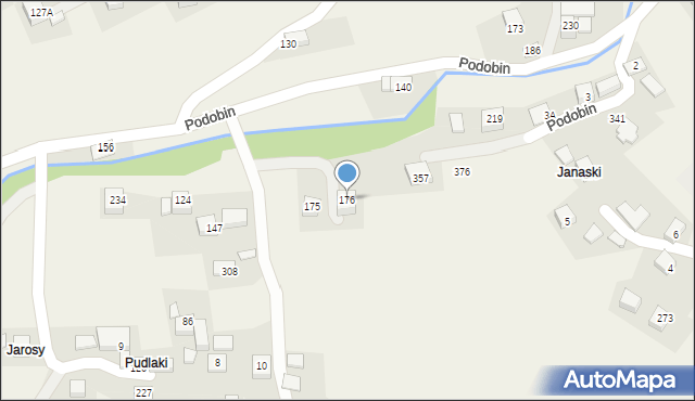 Podobin, Podobin, 176, mapa Podobin