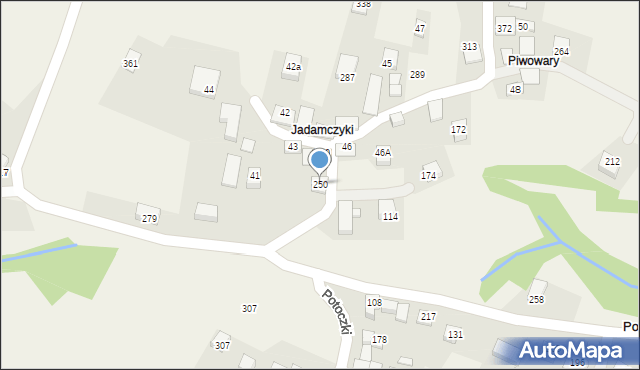 Podobin, Podobin, 250, mapa Podobin
