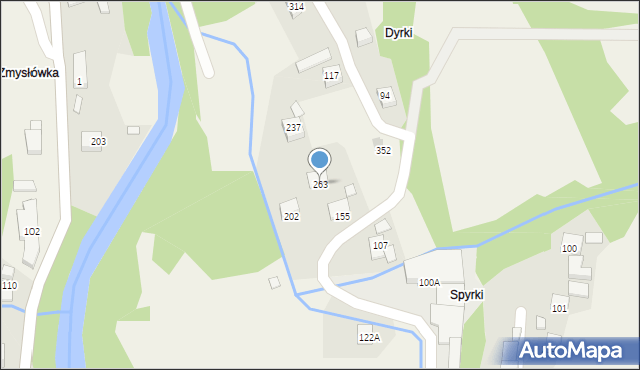 Podobin, Podobin, 263, mapa Podobin
