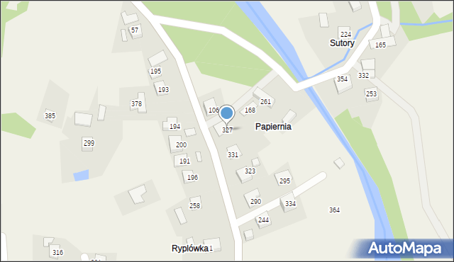 Podobin, Podobin, 327, mapa Podobin