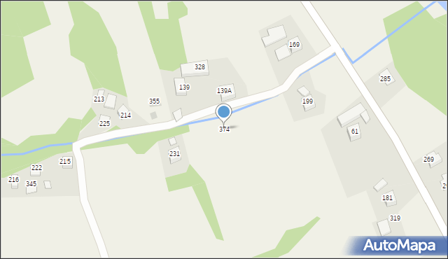 Podobin, Podobin, 374, mapa Podobin