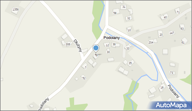 Podolany, Podolany, 79, mapa Podolany