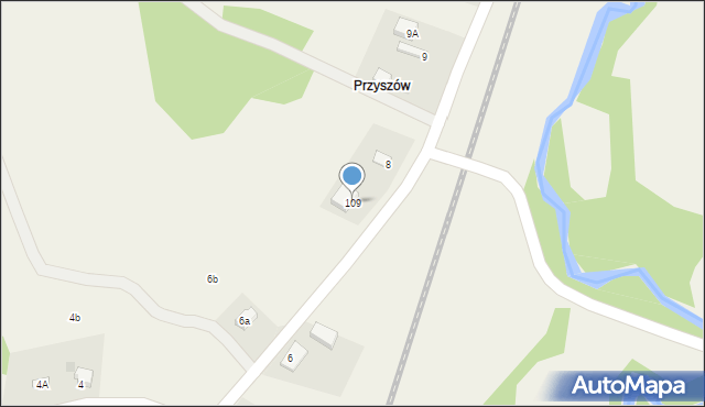 Podolany, Podolany, 109, mapa Podolany