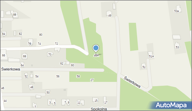 Podole, Podole, 48A, mapa Podole