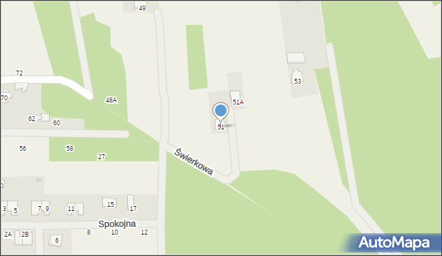 Podole, Podole, 51, mapa Podole