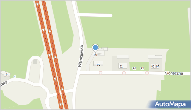 Podole, Podole, 90, mapa Podole