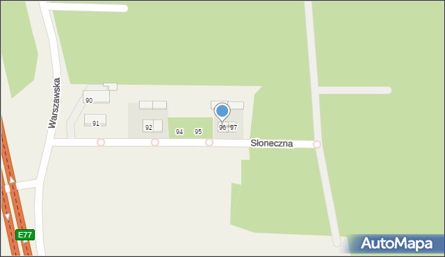 Podole, Podole, 96, mapa Podole