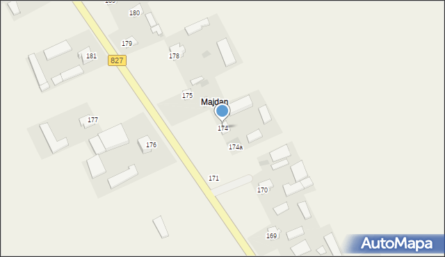 Podole, Podole, 174, mapa Podole