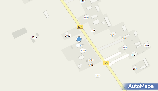 Podole, Podole, 203C, mapa Podole