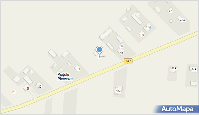 Podole, Podole, 35, mapa Podole