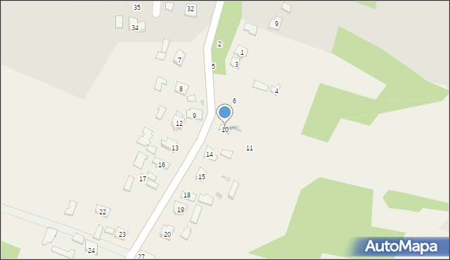 Podole, Podole, 10, mapa Podole