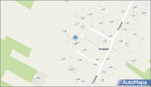 Podole, Podole, 138, mapa Podole