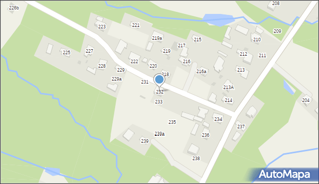 Podole, Podole, 232, mapa Podole