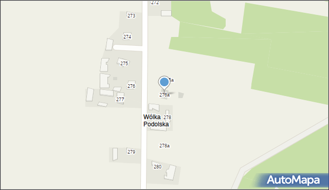 Podole, Podole, 276a, mapa Podole