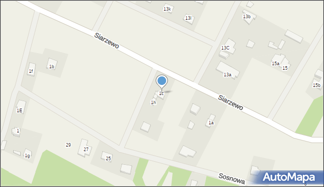 Podole, Podole, 1c, mapa Podole