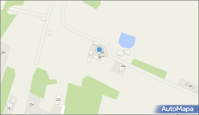 Podole, Podole, 49, mapa Podole
