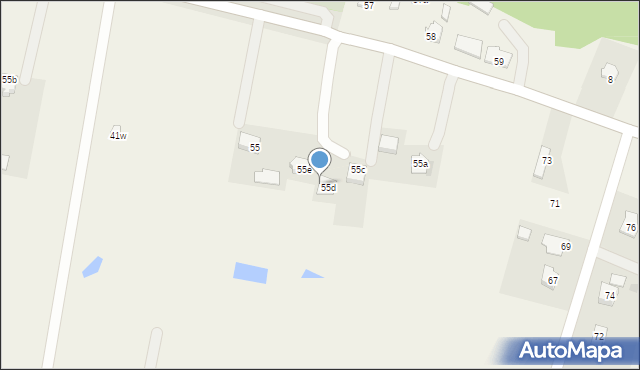 Podole, Podole, 55f, mapa Podole