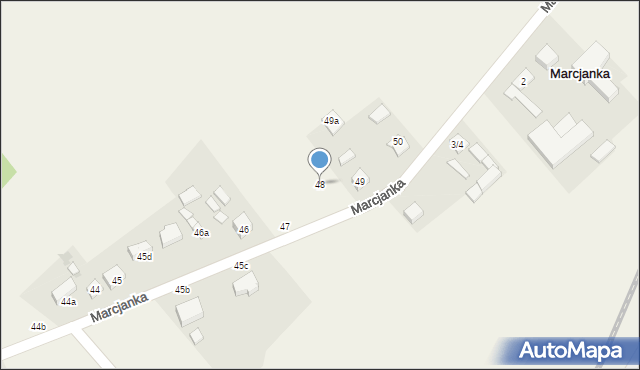 Podole, Podole, 48, mapa Podole