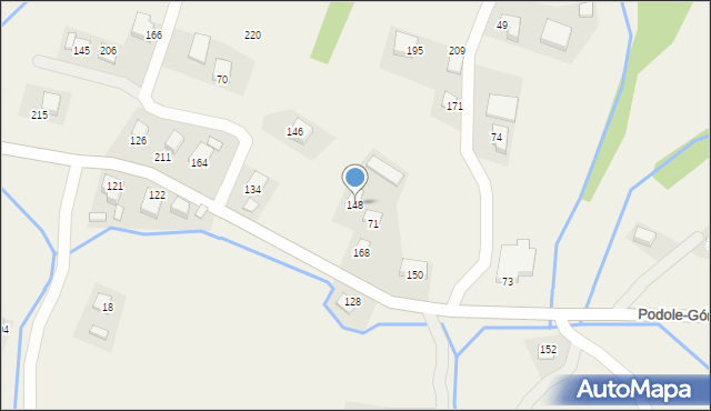 Podole-Górowa, Podole-Górowa, 148, mapa Podole-Górowa